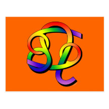 Cancer & Leo GLBT Partners Post Cards