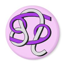 Cancer & Leo PGy magnets by AtlasShrugging Cancer & Leo PGy magnets