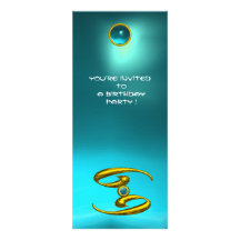 CANCER OPALE,aquamarine bright yellow blue Invite