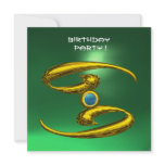 CANCER OPALE, Jade  bright yellow blue green Invites