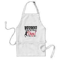 Cancer Picked The Wrong Diva v2 - MELANOMA Apron