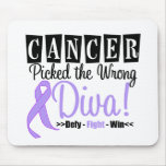 Cancer Picked The Wrong Diva v2 mousepads