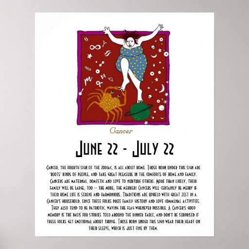 Cancer Zodiac Sign Posters, Cancer Zodiac Sign Prints, Art Prints