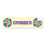Cancer Rainbow Color Crab Zodiac Star Sign bumper stickers