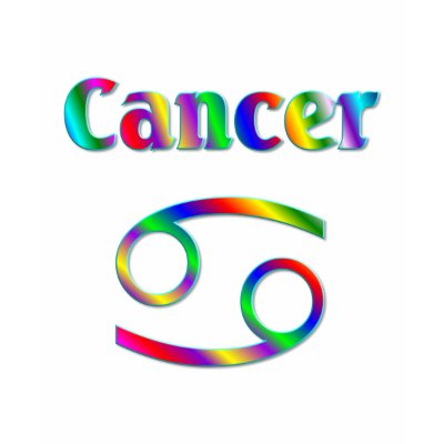 Cancer Rainbow Tshirt by TLArnold3