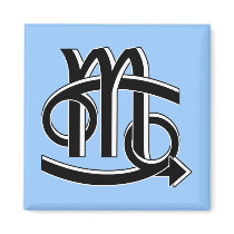 Cancer & Scorpio Partners bw magnets