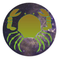 Cancer Silhouette Envelope Seals stickers