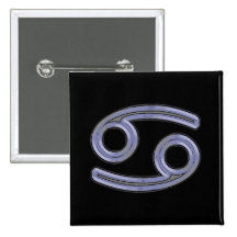 Cancer Star Sign Symbol Pin