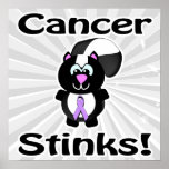 Cancer Stinks Skunk Awareness Design Posters