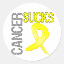 Cancer Sucks - Bladder Cancer Sticker
