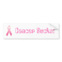Cancer sucks bumper sticker bumper stickers by angelamy Cancer sucks bumper sticker bumper stickers