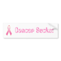 Cancer sucks bumper sticker bumper stickers
