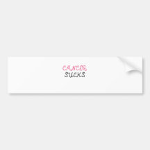 Cancer Sucks Bumper Sticker