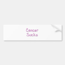 Cancer Sucks Bumper Sticker