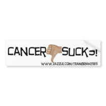 Cancer Sucks Bumper Sticker bumper stickers