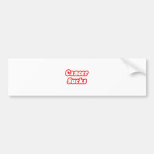 Cancer Sucks Bumper Stickers