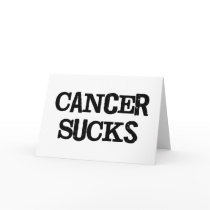 Cancer Sucks Card