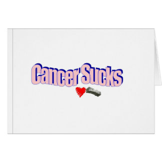 Cancer Sucks Greeting Cards | Zazzle