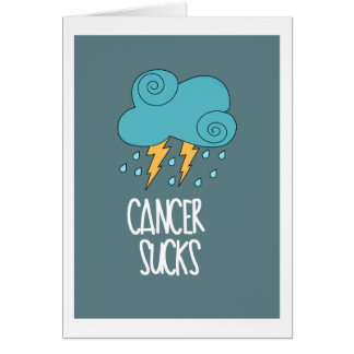 Cancer Sucks Cards | Zazzle