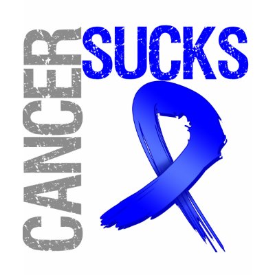 Cancer Sucks - Colon Cancer t-shirt