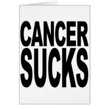 Cancer Sucks Greeting Cards