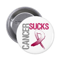Cancer Sucks - Head and Neck Cancer Buttons