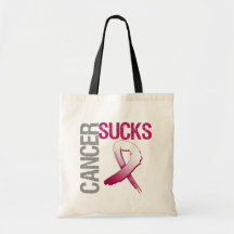 Cancer Sucks - Head and Neck Cancer Canvas Bag