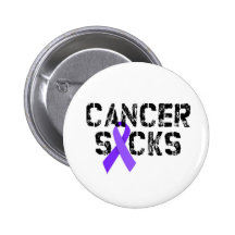 Cancer Sucks - Hodgkin's Lymphoma Cancer Ribbon Pin