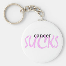 cancer sucks keychain
