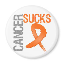 Cancer Sucks - Leukemia Refrigerator Magnet