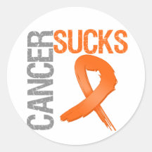 Cancer Sucks - Leukemia Sticker