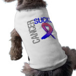 Cancer Sucks - Male Breast Cancer pet clothing