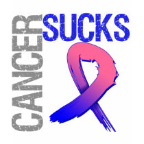 Cancer Sucks - Male Breast Cancer t-shirts