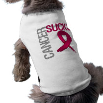 Cancer Sucks - Multiple Myeloma Doggie Shirt