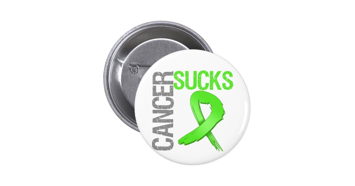 Cancer Sucks - Non-Hodgkin's Lymphoma Pinback Button | Zazzle