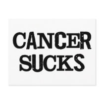 Cancer Sucks Postcard