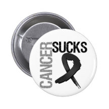 Cancer Sucks - Skin Cancer Pin