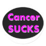 'cancer sucks' sticker