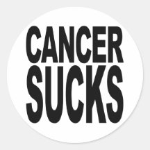 Cancer Sucks Stickers
