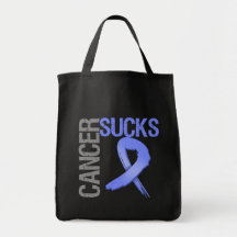 Cancer Sucks - Stomach Cancer Canvas Bags