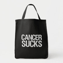 Cancer Sucks Tote Bags