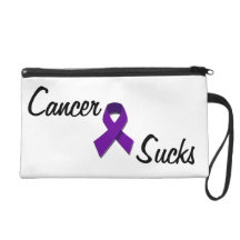 Cancer Sucks Wrist Bag Wristlet Clutch