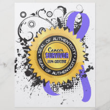 Cancer Survivor 23 Stomach Cancer Full Color Flyer