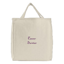 Cancer Survivor Embroidered Bag embroidered bags by maidenvoyage Cancer Survivor Embroidered Bag embroidered bags