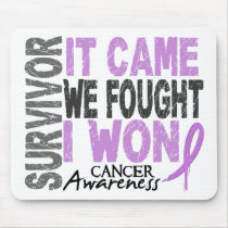 Cancer Survivor It Came We Fought I Won mousepads