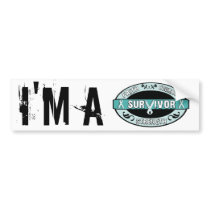 Cancer Survivor Teal Bumper Stickers