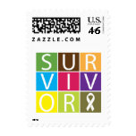 Cancer Survivor Tile Bone Cancer postage