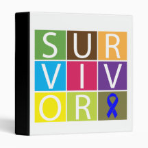 Cancer Survivor Tile Colon Cancer Binders