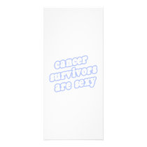 Cancer Survivors Are Sexy (Blue) rack cards