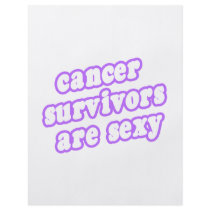 Cancer Survivors Are Sexy (Lavender) flyers